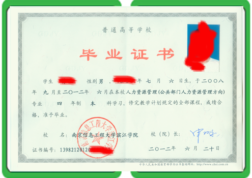 大学毕业证书